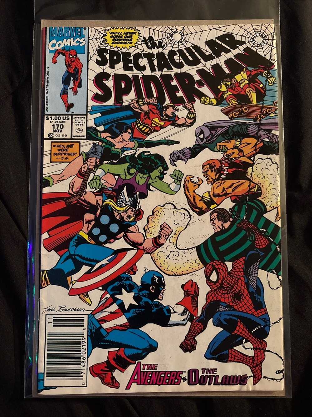 The Spectacular Spider-Man #170 (Marvel Comics November 1990)